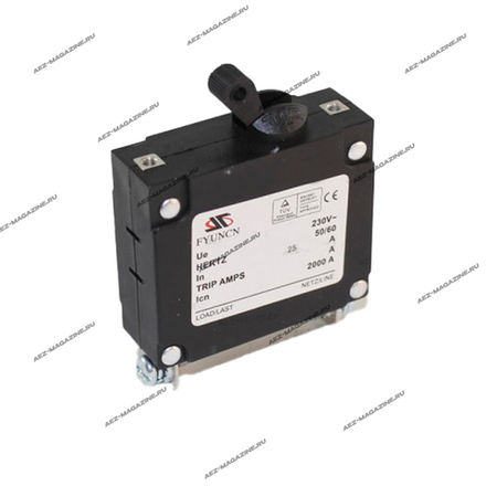 Выключатель- автомат для генератора малый до 3кВт 25A