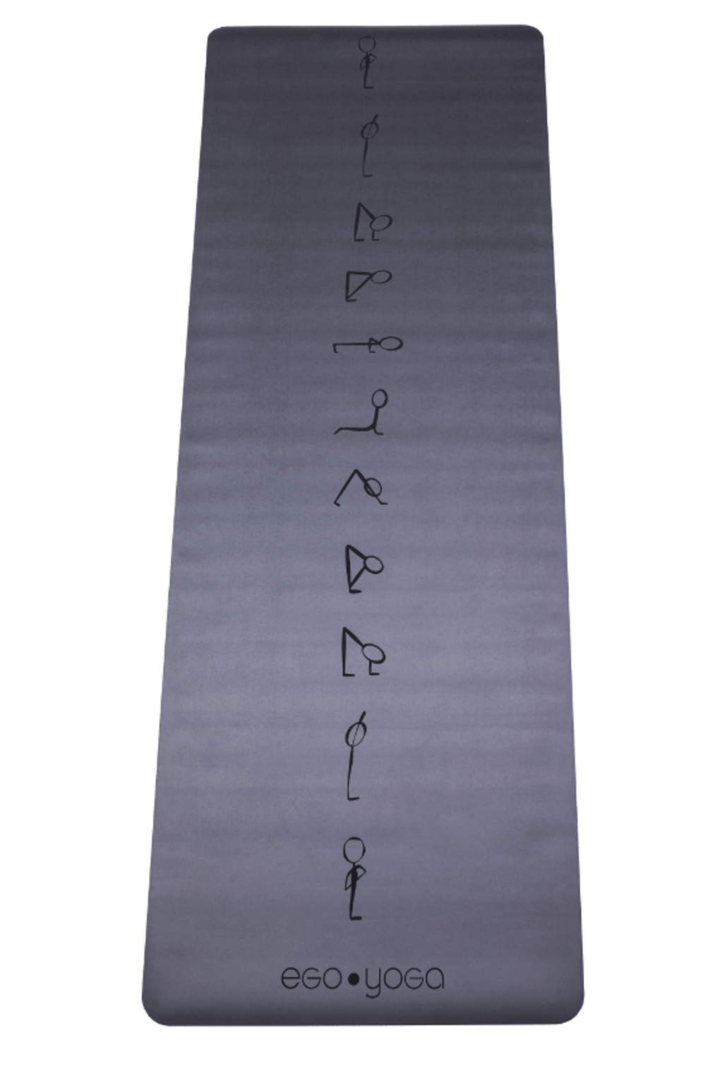 Каучуковый коврик для йоги Surya Namaskar с разметкой 185*68*0,2 см