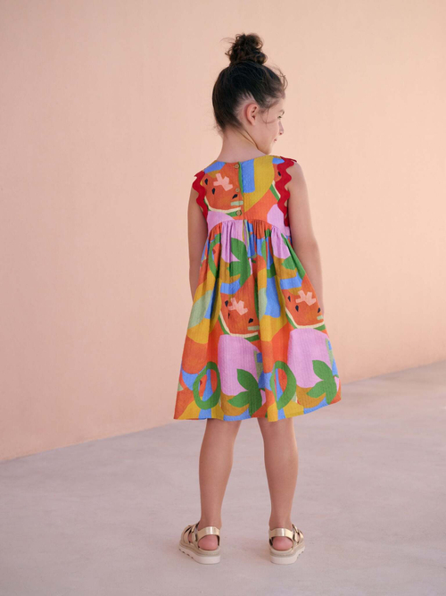 Сарафан для девочки Next AC6-222, Оранжевый, Розовый