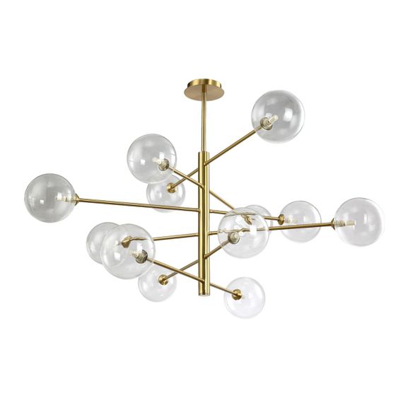 Подвесная люстра Crystal Lux Marzo SP12 Bronze/Transparente