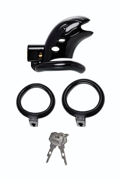 Пояс верности мужской Black&Red черный 10 см