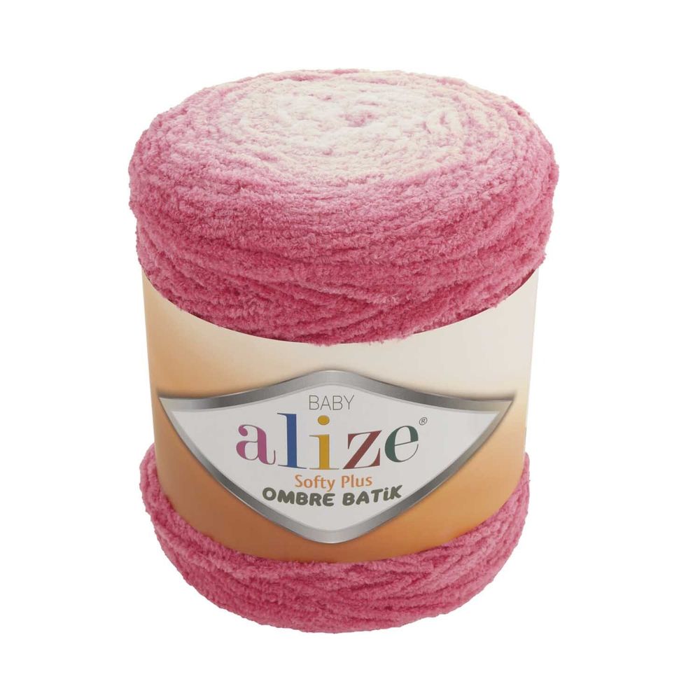 ALIZE &quot;SOFTY PLUS OMBRE BATİK&quot;, 100% микрополиэстер, 500 гр. 600 м, Розовый