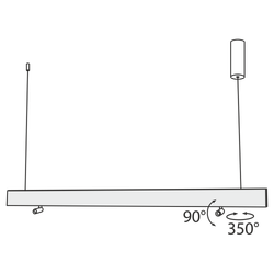 Подвесной светильник светодиодный Maytoni Puntero P068PL-L27W4K