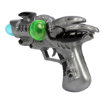 Пистолет на батарейках 21см, пакет ZHY88