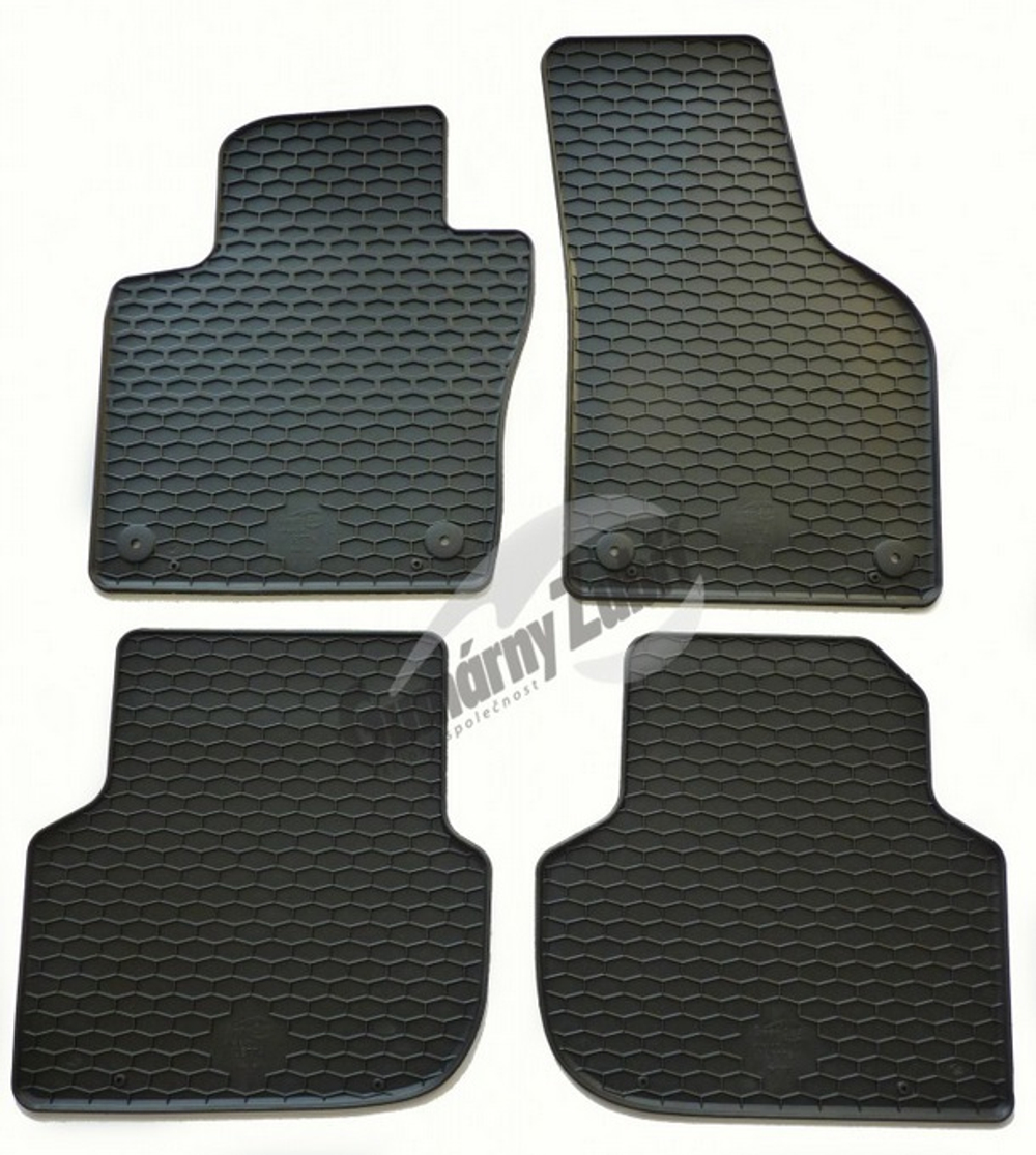 Коврики салона Gumarny Zubri для Volkswagen Jetta 2011- черные. Артикул ST 32-00337