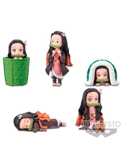 Фигурка Аниме Клинок рассекающий WCF Nezuko Kamado №2 7см 1шт.