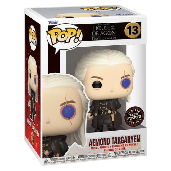 Фигурка Funko POP! TV HOTD S2 Aemond Targaryen w/(GW) Chase (13) 76471 / Фигурка Фанко ПОП! по мотивам сериала "Дом Дракона", Эймонд Таргариен ЧЕЙЗ