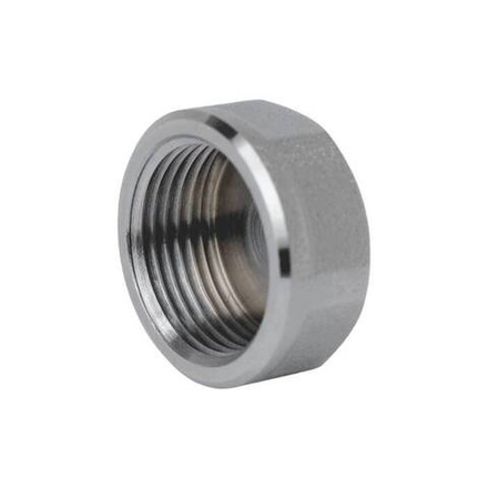 Заглушка для коллектора REHAU(РЕХАУ) с внутр.резьбой 3/4 MX хром