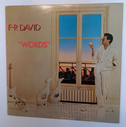 Винтажная виниловая пластинка LP F.R. David Words (Japan 1983)