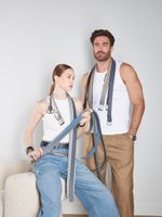 БАЗОВЫЙ РЕМЕНЬ С ПРЯМОУГОЛЬНОЙ ПРЯЖКОЙ MILK