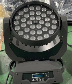 Вращающаяся голова 36x18W WASH ZOOM Moving Head RGBWA+UV