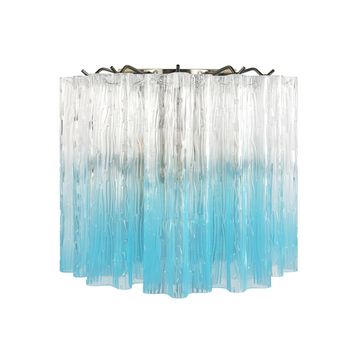 Бра 3*Е14 10580W Clear blue синий градиент Murano LOFT IT