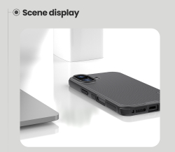 Усиленный противоударный чехол черного цвета от Nillkin для iPhone 17, серия Super Frosted Shield Pro