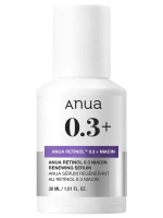 Anua Обновляющая сыворотка с ретинолом и ниацинамидом Nano Retinol 0,3% + Niacin Renewing Serum 30 мл