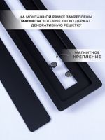 Вентиляционная Решетка ТЭС Черный