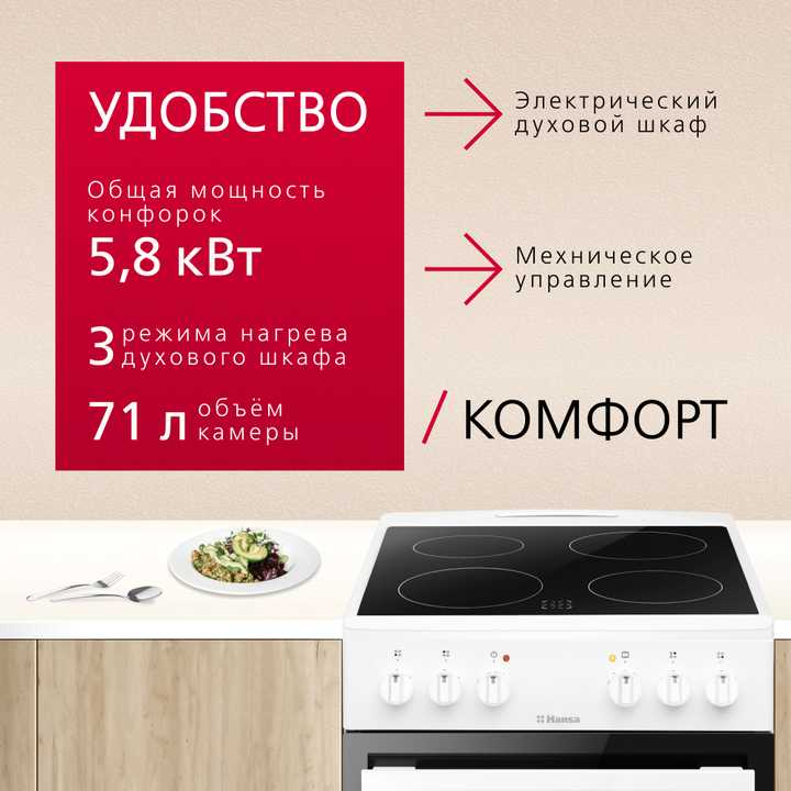 Электрическая плита Hansa FCCW53183