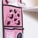 Кармашки для детского сада на резинке. Котики принт