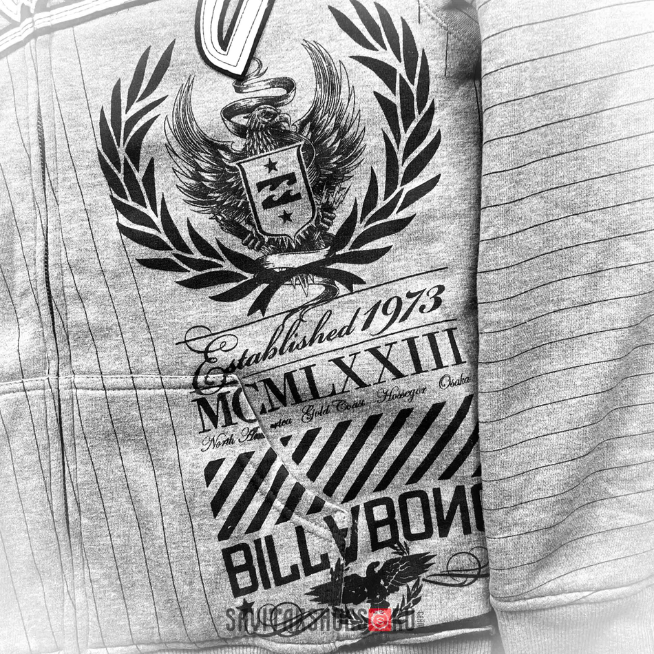 Винтажное зип-худи Billabong на меху