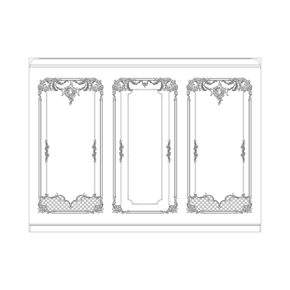 Стена RODECOR Вильчковский Ф3 77203RC**