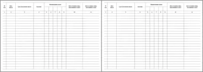 Журнал учета заявок форма №417/у 200 страниц твердая обложка