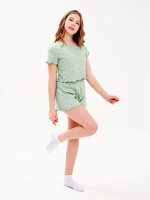 Пижама лапша домашняя с шортами