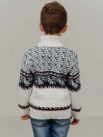 Свитер вязаный с горлом