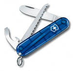 Нож My First Victorinox синий прозрачный, 0.2373.T2