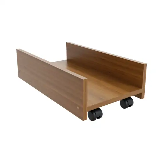 Подставка под системный блок на колесах Континент ПФ009 250х500х150, орех