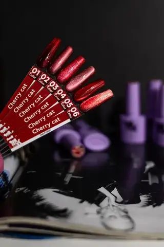 М&К гель лак Cherry cat 04