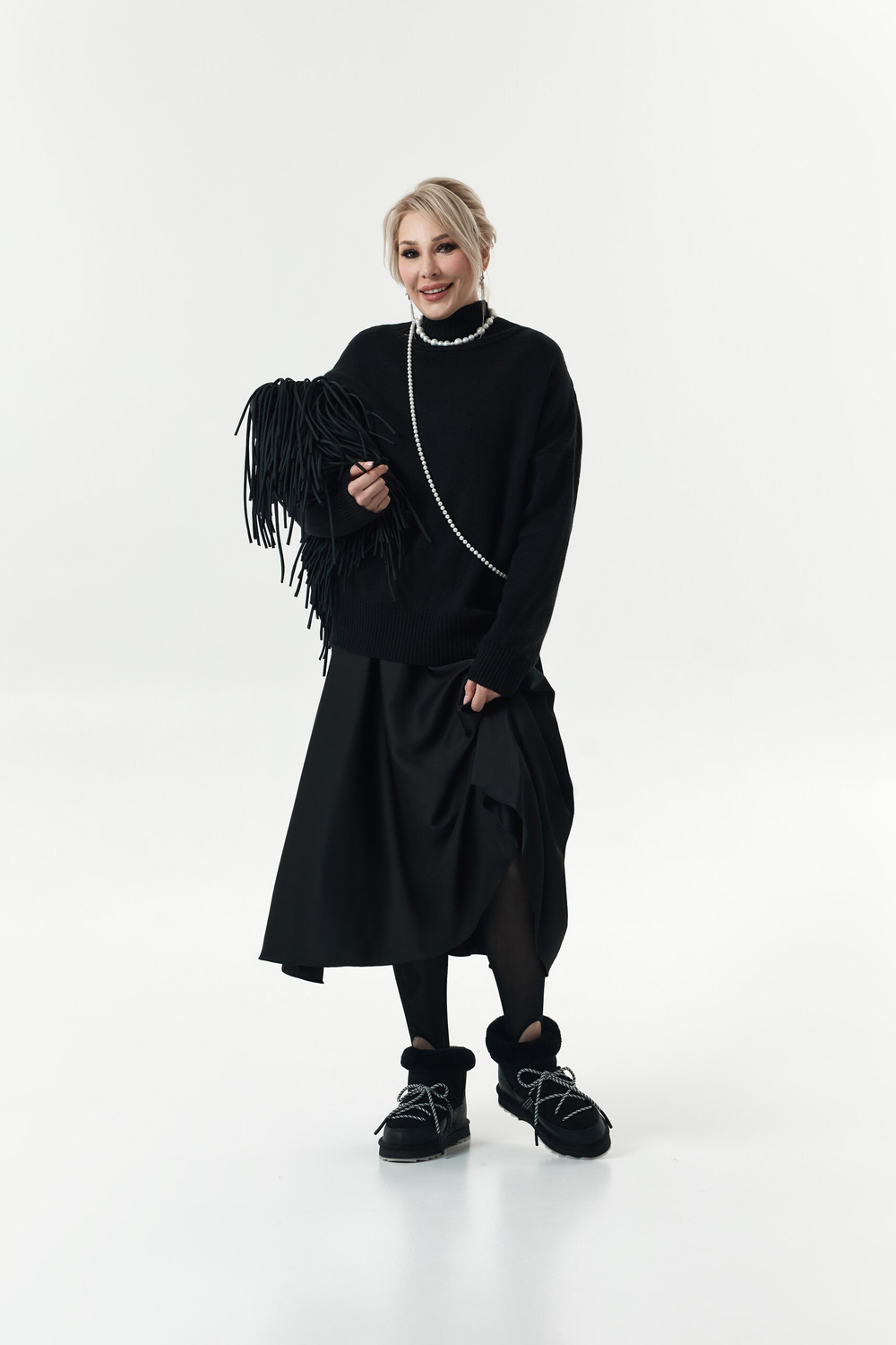 ПРЕДЗАКАЗ Платье полусолнце AFTER BLACK