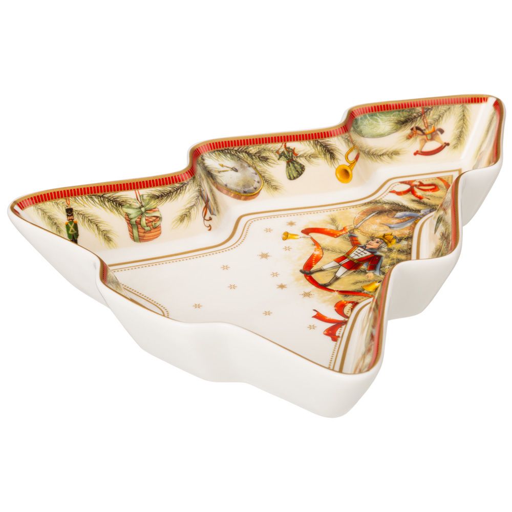 БЛЮДО-ЕЛКА LEFARD "ЩЕЛКУНЧИК" 25*21*4 СМ (КОР=8ШТ.)