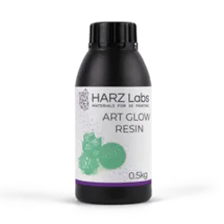 Фотография — Фотополимер HARZ Labs ART Glow Resin, светящийся зеленый (0,5 кг)