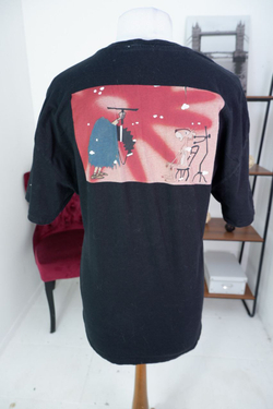 Футболка ZARA лимит серия с Розовой пантерой 46 размер