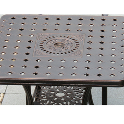 Стол из литого алюминия Эскиз(Desing)