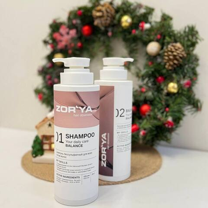 Подарочный набор Шамп. Balance+кондиц. 500 мл, Zorya