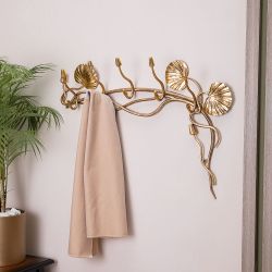 Вешалка настенная «Нимфея» (с 5-ю крючками) Бронза
