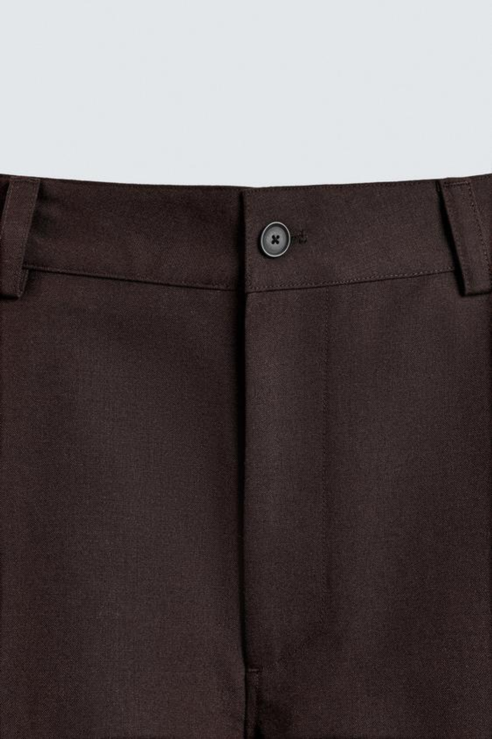 ZARA БРЮКИ BALLOON FIT С ЗАЩИПАМИ, БУРГУНДИ