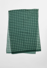 Шерстяной палантин SOROKONOZHKA GREEN 68х190