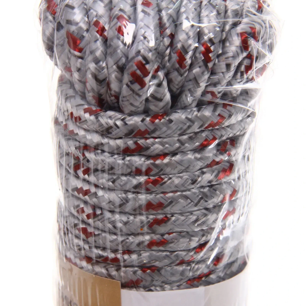 Веревка бельевая, хозяйственная плетённая Селфи, 4 мм, 15 м, микс