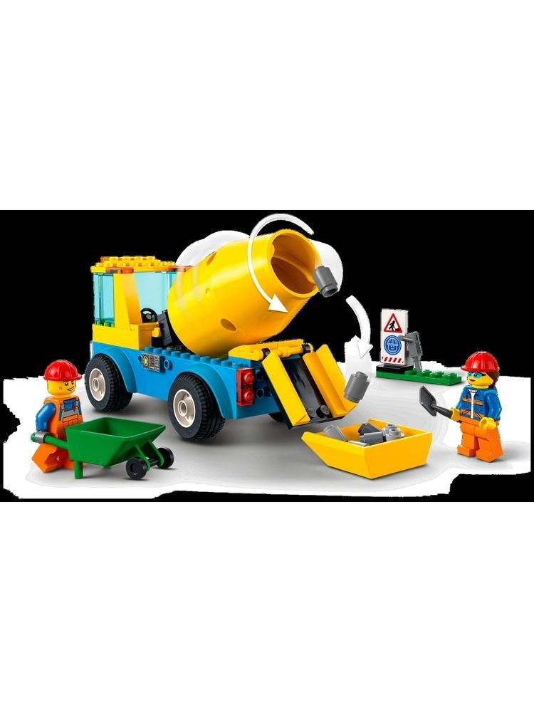 Конструктор LEGO City Great Vehicles 60325 Бетономешалка
