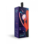 Нагреваемый вибратор кролик Gemini, цвет алый (INFINITE collection)