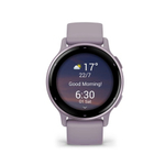 Смарт часы Garmin Vivoactive 5 цвет орхидеи с металлическим безелем и силиконовым ремешком
