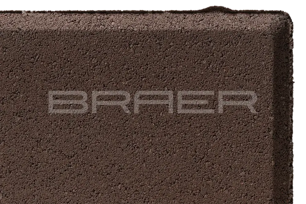 Тротуарная плитка Braer Прямоугольник, Коричневый, 60 мм