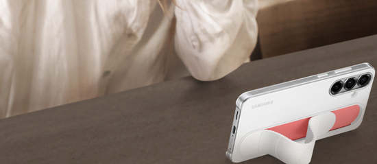 Чехол Standing Grip для Galaxy S25 , серый