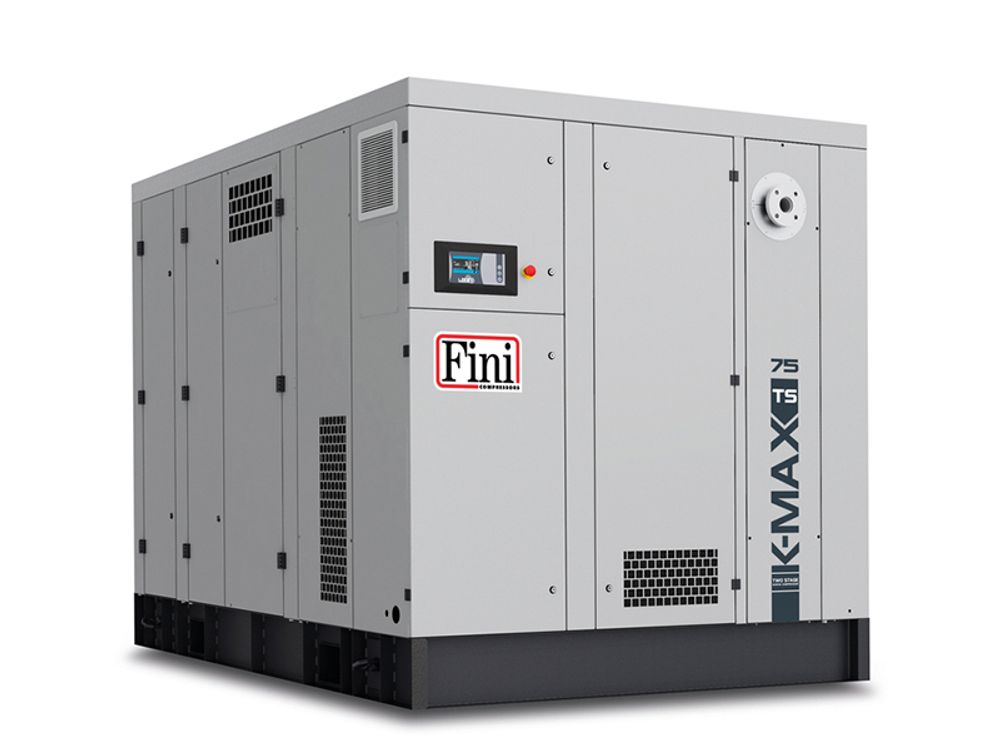 Двухступенчатый винтовой компрессор с частотником FINI K-MAX TS 75-10 VS
