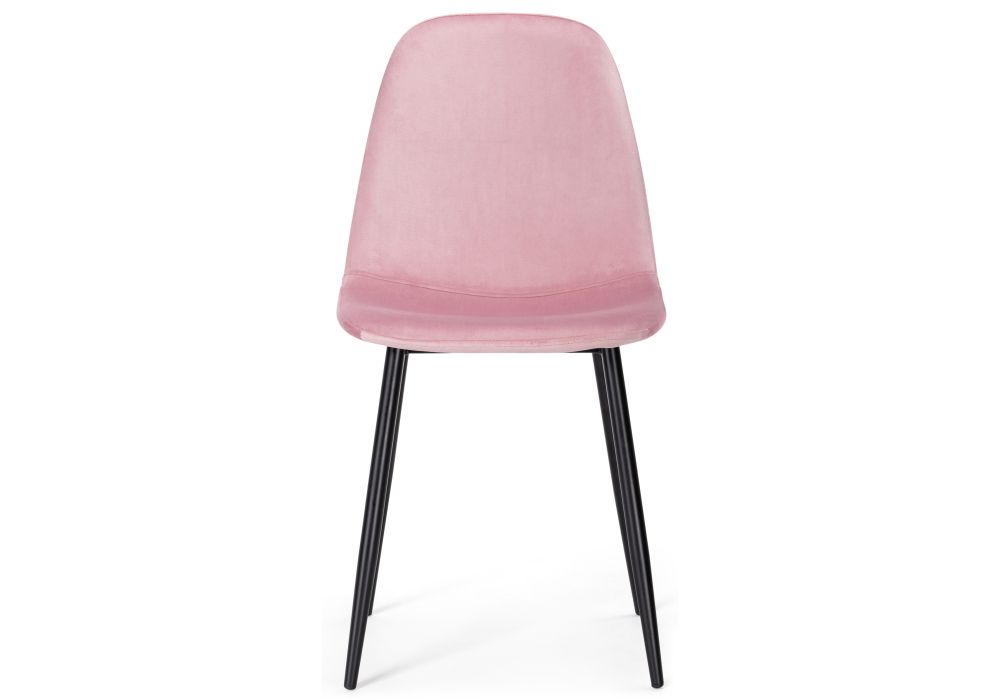Стул на металлокаркасе Lilu pink / black