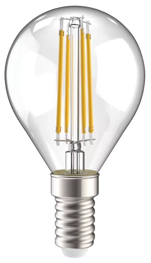 Лампа светодиодная G45 шар прозр. 5Вт 230В 4000К E14 серия 360° IEK