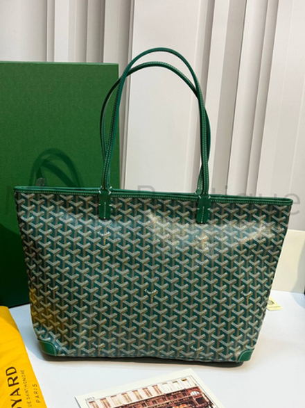 Сумка шоппер зеленая Artois PM Maison Goyard