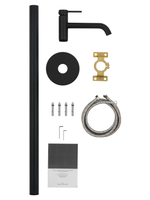 Смеситель для раковины напольного монтажа WONZON & WOGHAND STICK, Черный матовый (WW-88649905-MB)