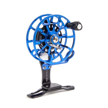 Катушка инерционная Frostbite Skeleton Long, р. 55 мм/100/